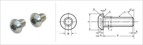 육각둥근머리 렌치볼트